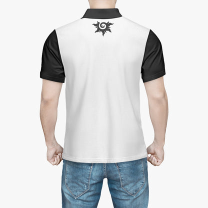 Polo Shirt ActSunX - Black&white2