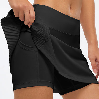 Women's Activewear High Waist Pleated Quick Dry Tennis Skirt