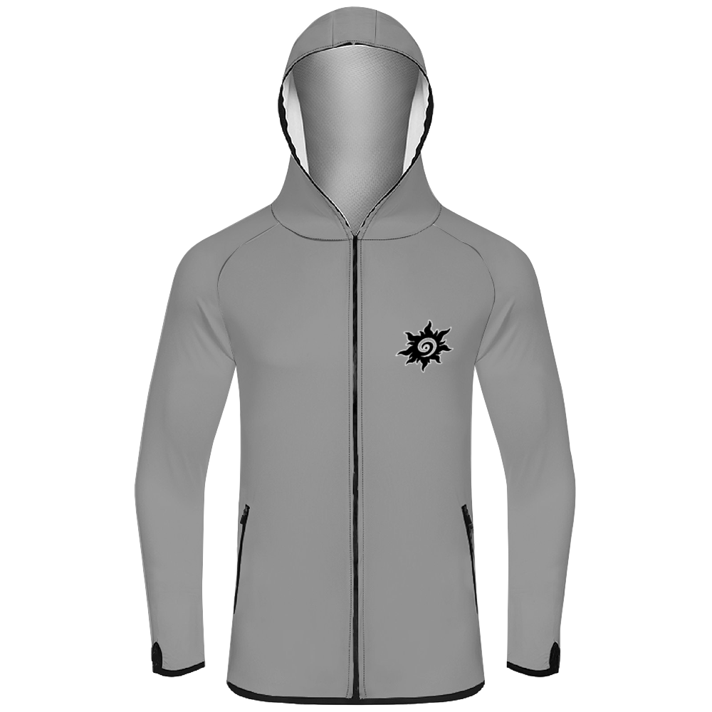 Unisex Hoodies with Zipper Sweatshirts and Pockets Gray