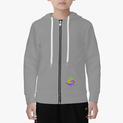 Kids Zipper Up Hoodie X