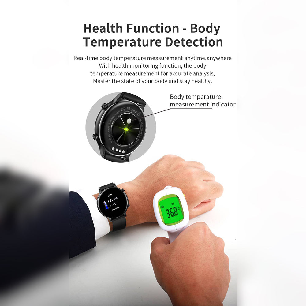 Multifunctional Bluetooth Smartwatch with Blood Pressure & Heart Rate Monitoring with Logo
