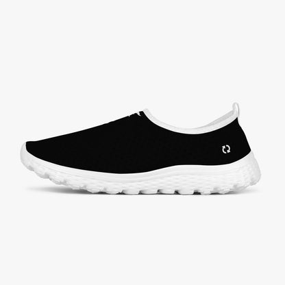 Women's Slip-On Mesh Shoes - Black