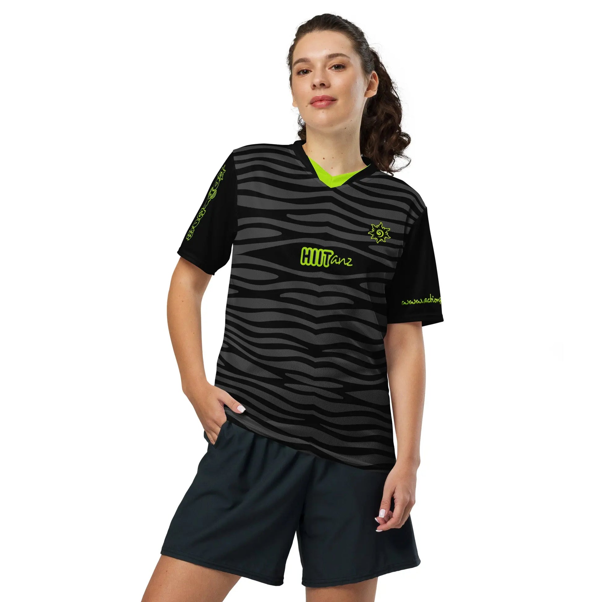 Recycled unisex sports jersey - HIITanz - Image #3