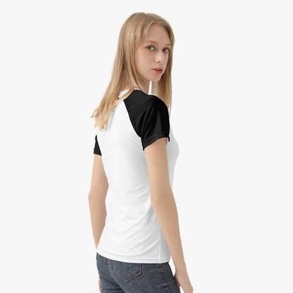 Women T-shirt ActSunX Black/White