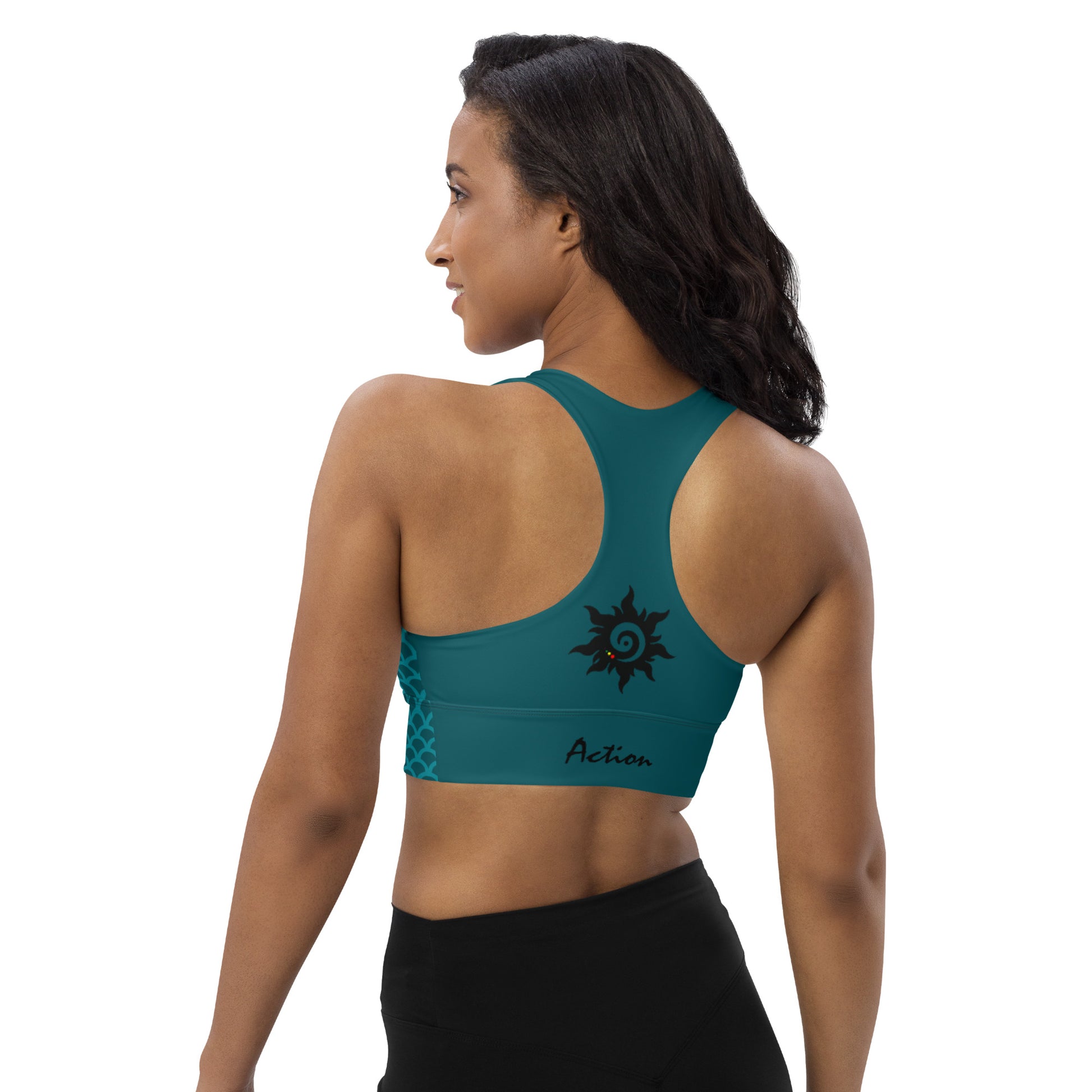 Longline sports bra 2 / Fitness Woman's bra.