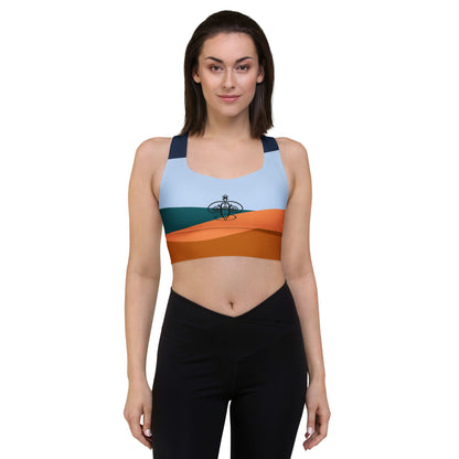 Longline sports bra 33 / Fitness Woman's bra.