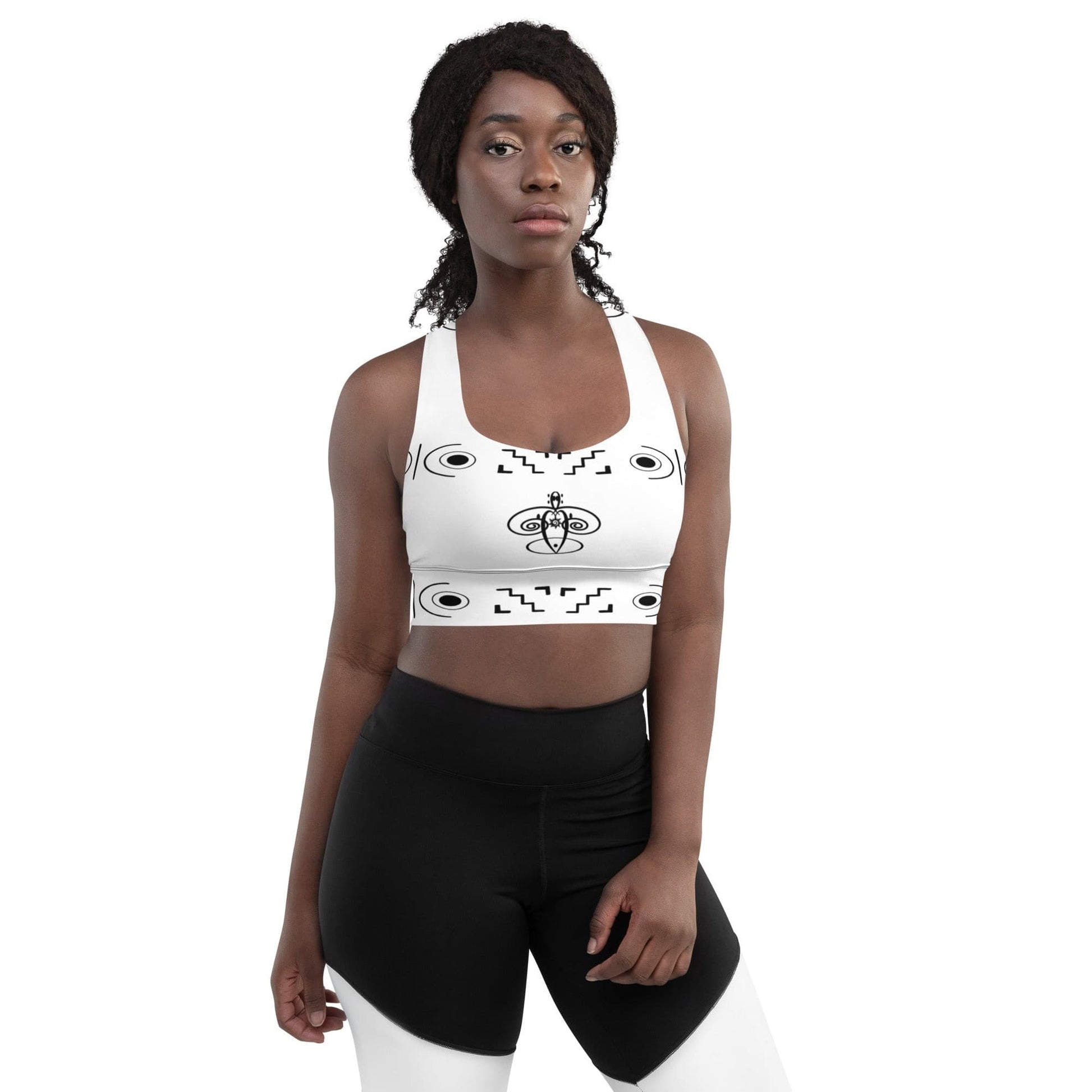 Longline sports bra 34 / Fitness Woman's bra.