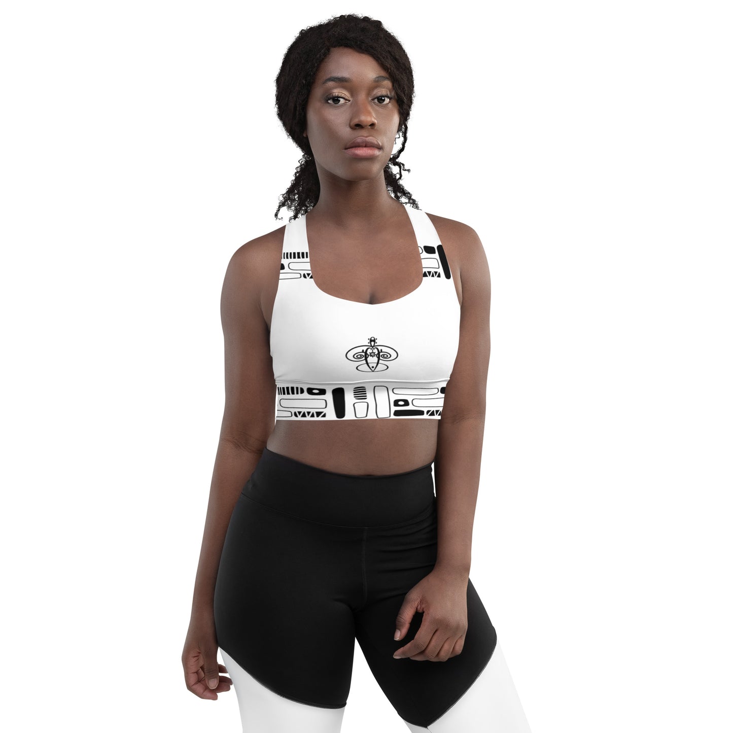Longline sports bra 1 / Fitness Woman's bra.