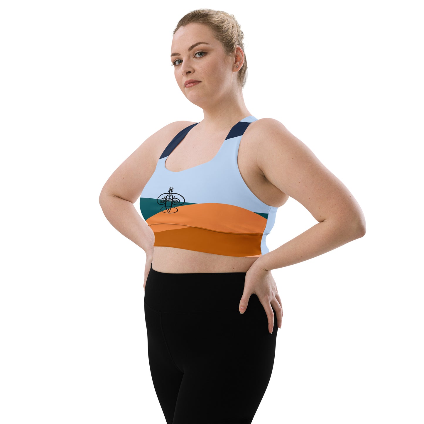 Longline sports bra 33 / Fitness Woman's bra.
