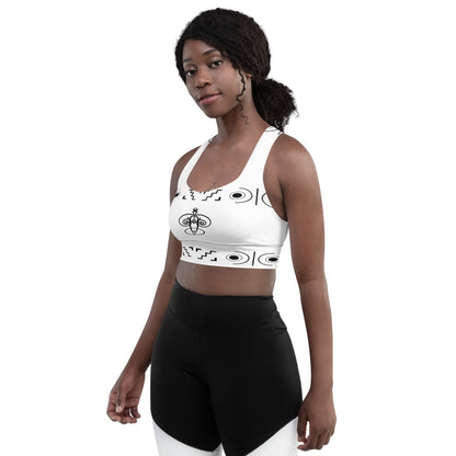 Longline sports bra 34 / Fitness Woman's bra.