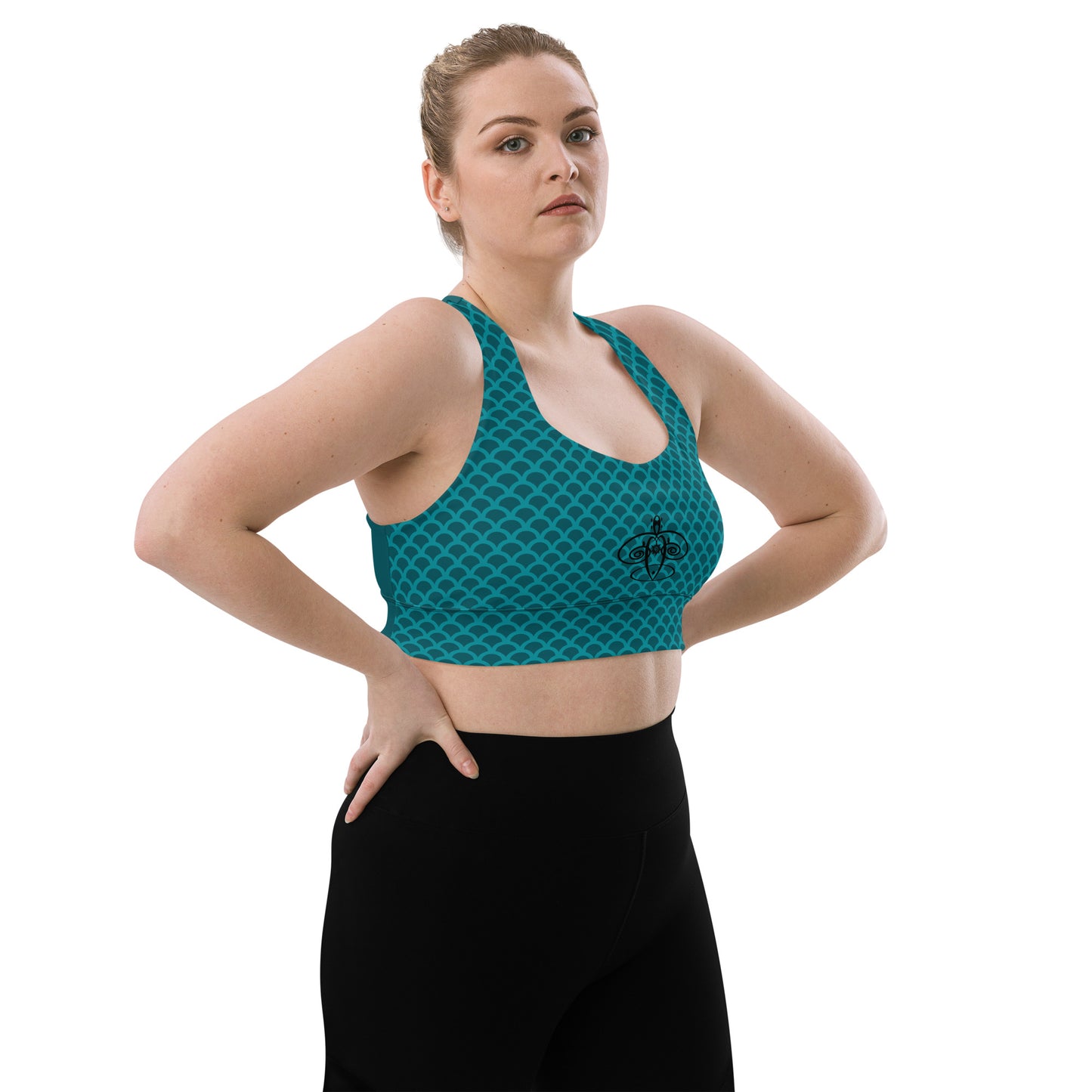 Longline sports bra 2 / Fitness Woman's bra.