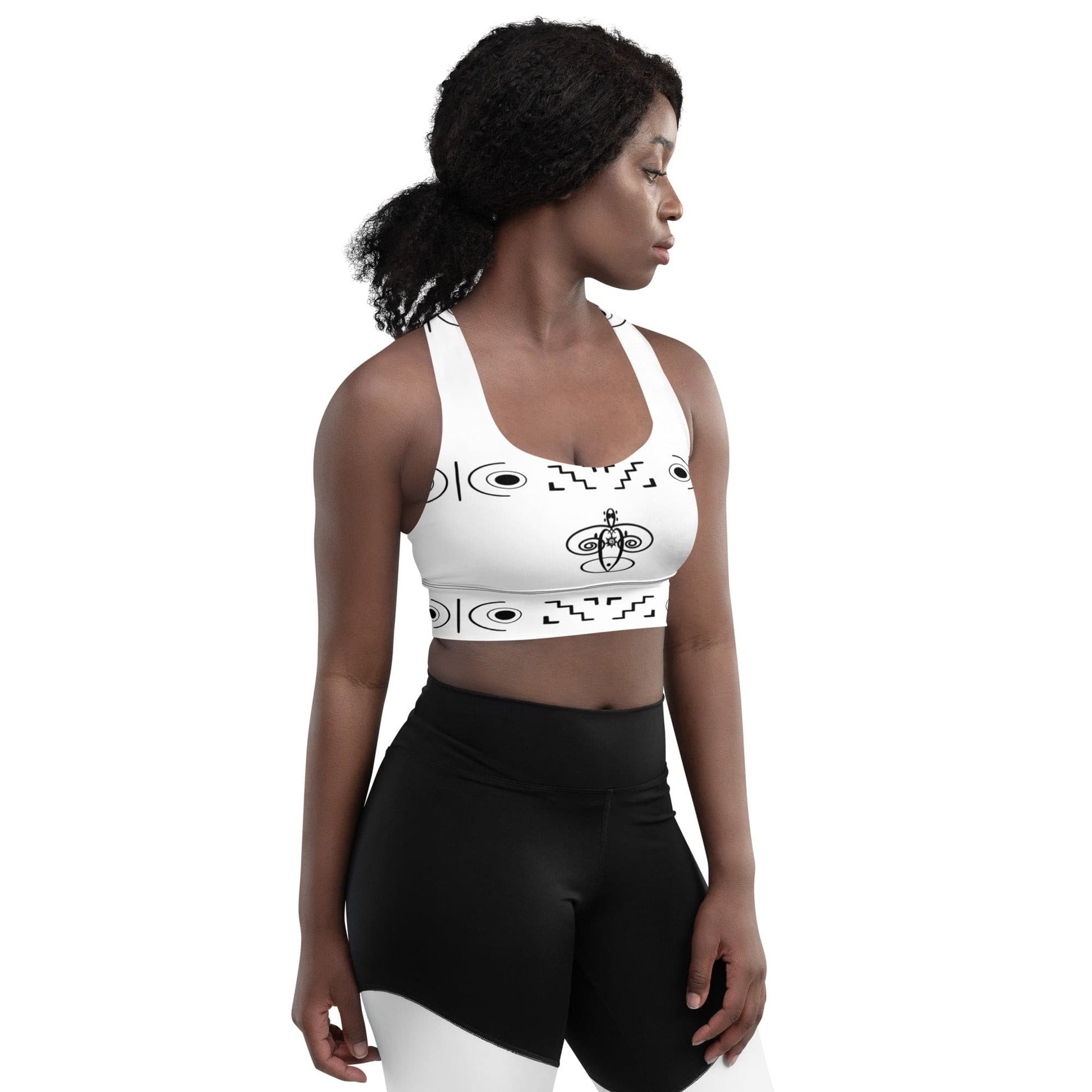 Longline sports bra 34 / Fitness Woman's bra.