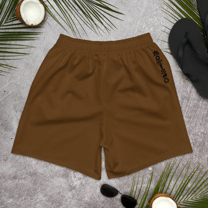 Men's Recycled Athletic Shorts  Brown