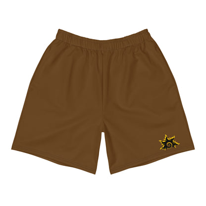 Men's Recycled Athletic Shorts  Brown
