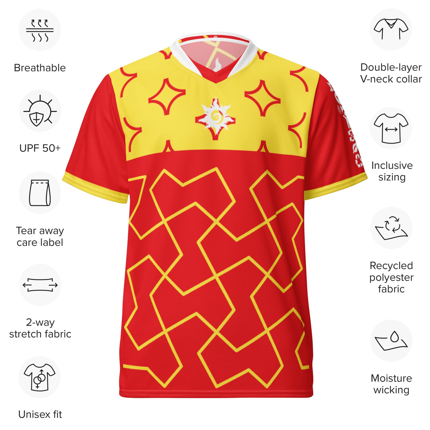 Recycled Unisex Sports jersey ActSun 12