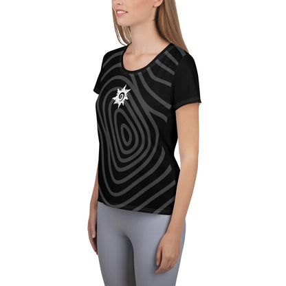 Women's Athletic T-shirt ActSun-Black1