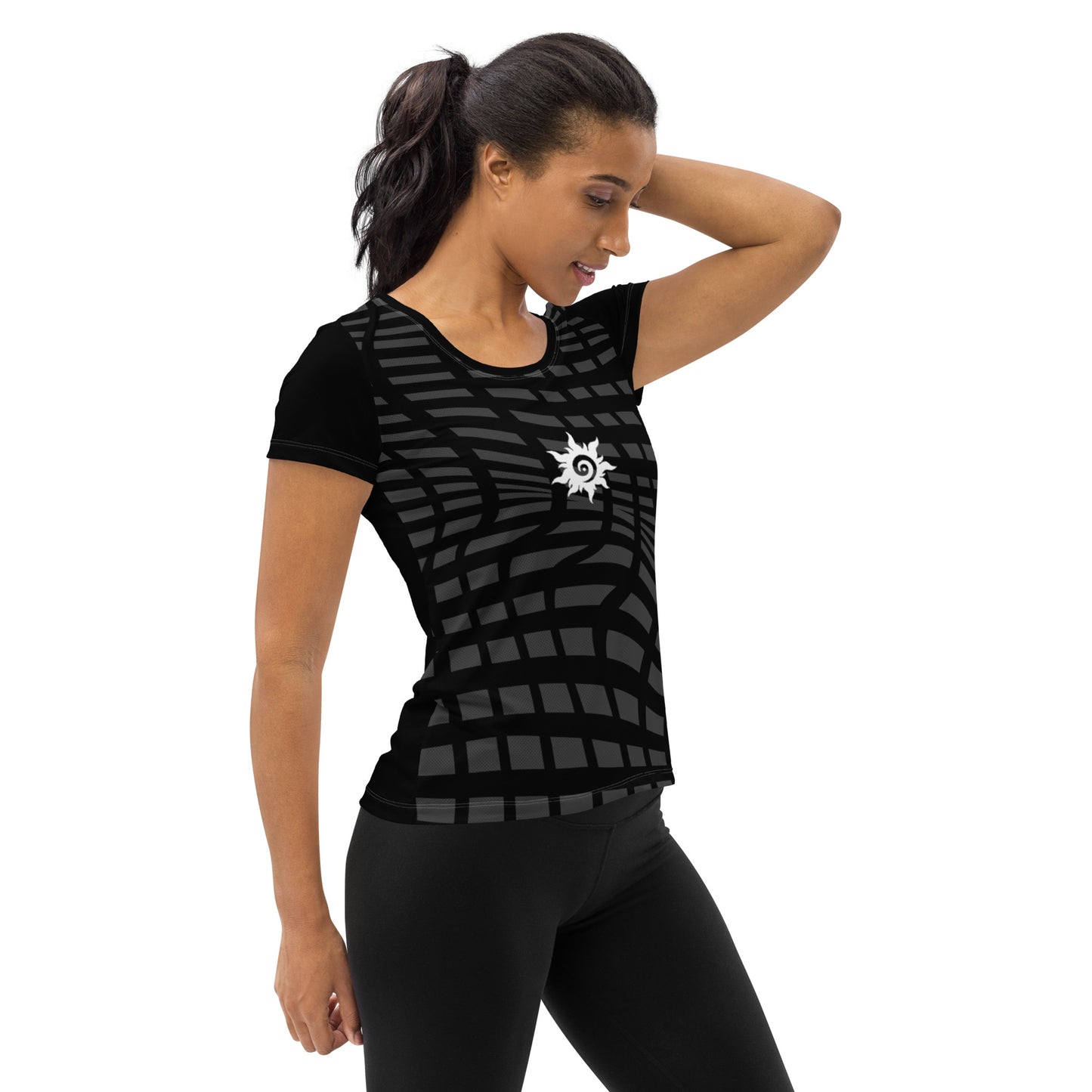 Women's Athletic T-shirt ActSun-Black