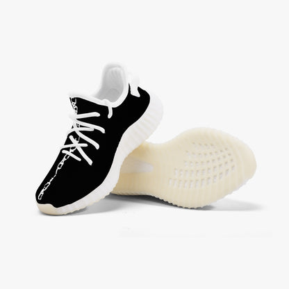 Kids' Mesh Knit Sneakers - Black and White