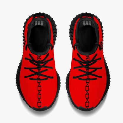 Kids' Mesh Knit Sneakers - Red
