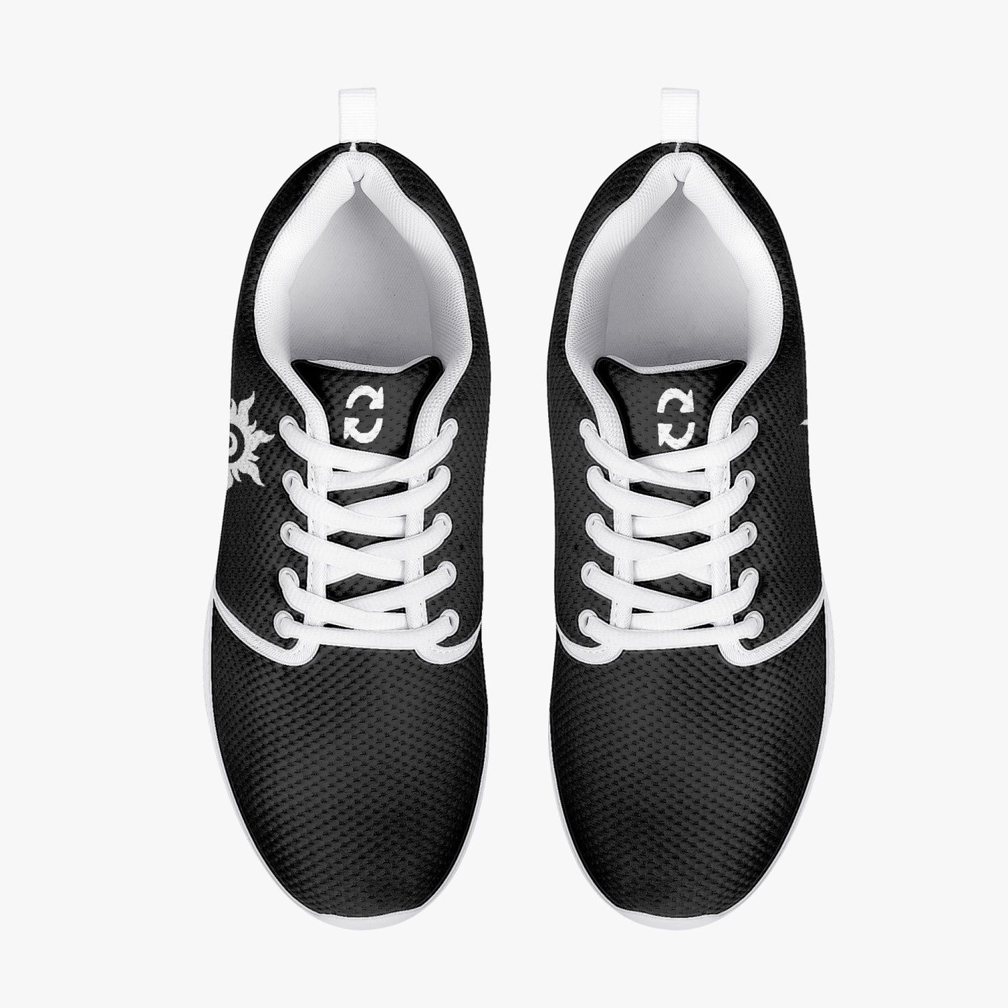 Unisex Stylish Mesh Running Shoes - ActSun White/Black