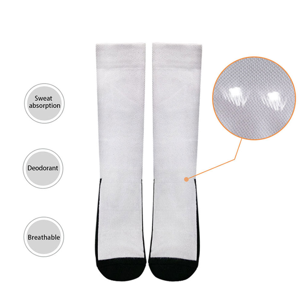 Unisex Mid-calf Polyester Socks / Thin Socks