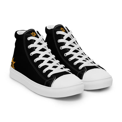Unisex high top shoes ActSun4-Black