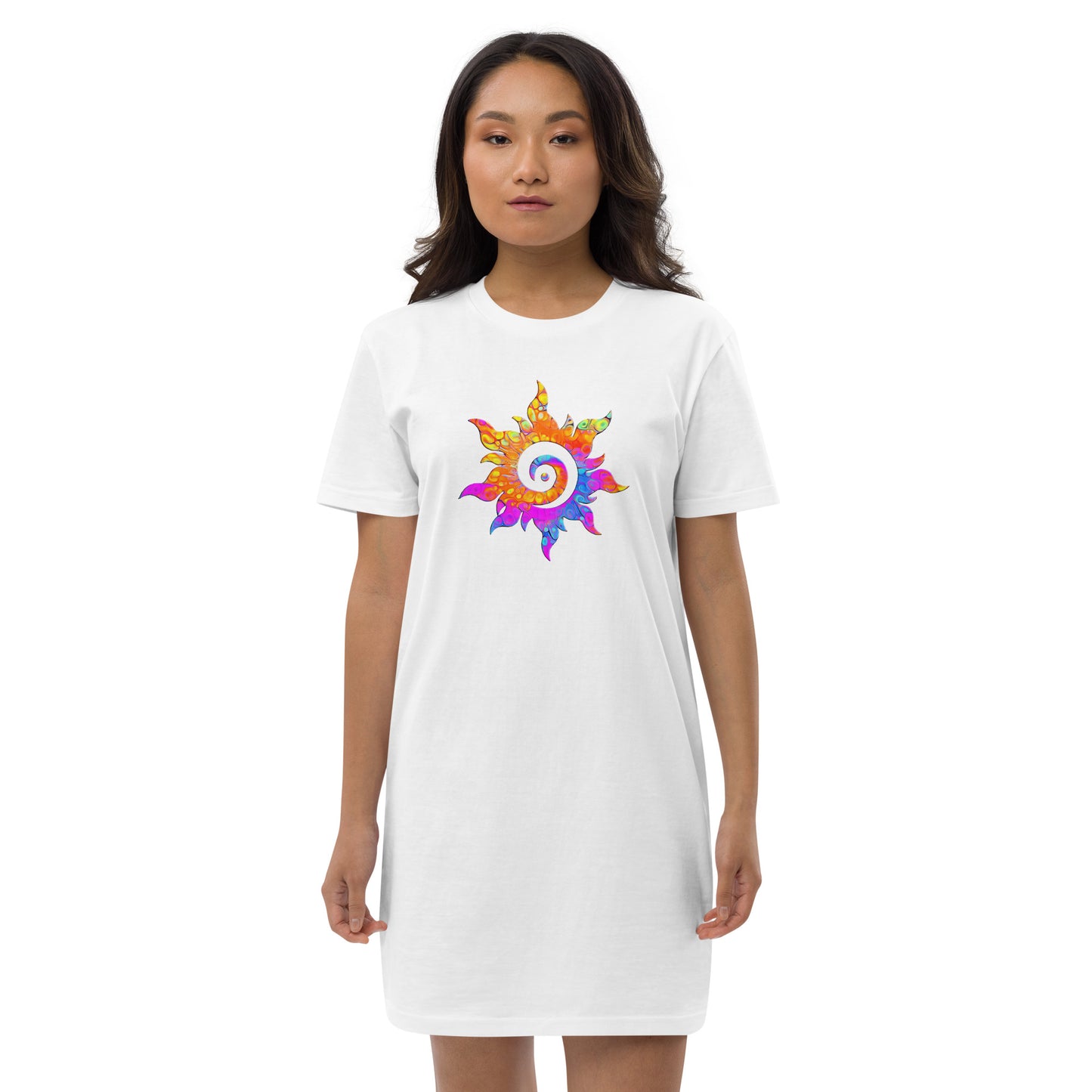 Organic t-shirt dress ActSun1