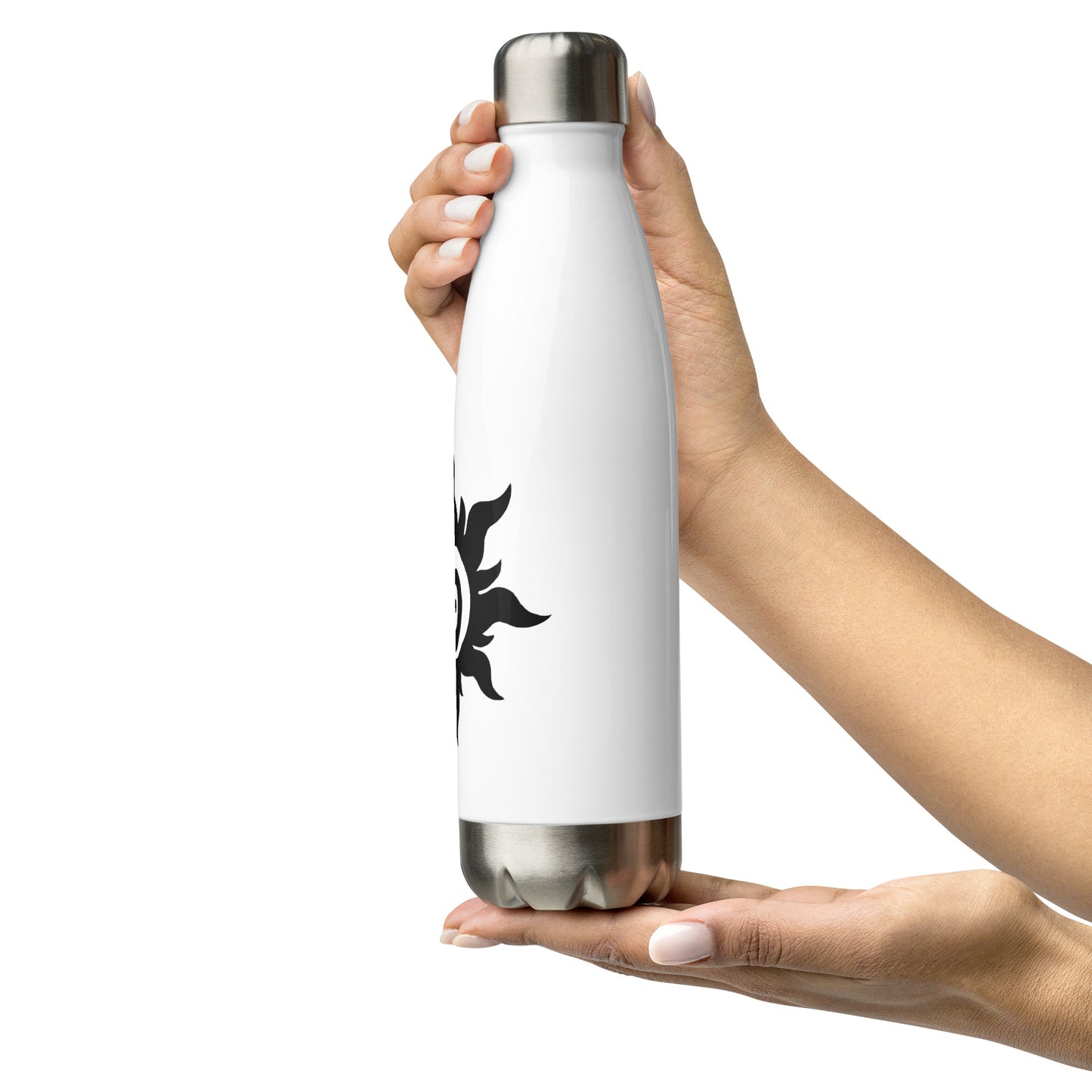 Stainless Steel Water Bottle ActSun-White