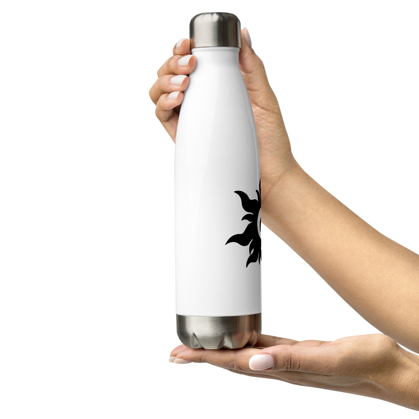Stainless Steel Water Bottle ActSun-White