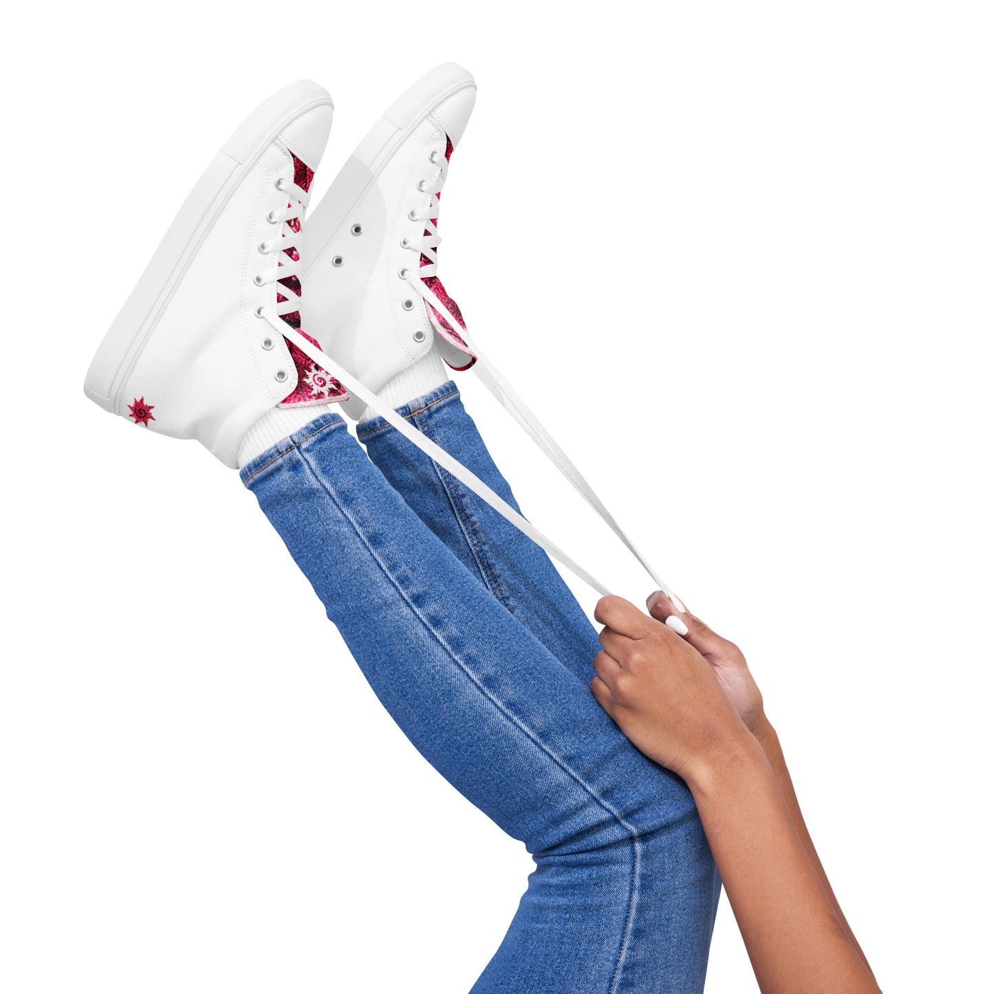 Woman's High top shoes ActSun5-White